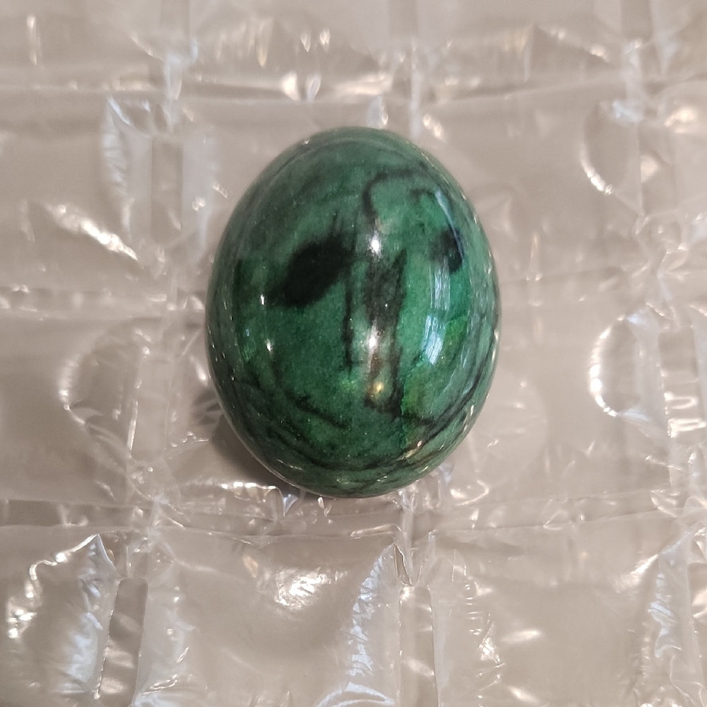 Green Marble Stone Egg
